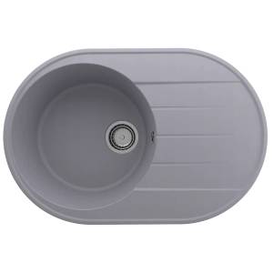 Кухонная мойка из кварцевого композита Ulgran Quartz Nora 750 Бетон Кухонная мойка из кварцевого композита Ulgran Quartz Nora 750 Бетон