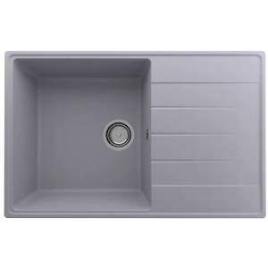 Кухонная мойка из кварцевого композита Ulgran Quartz Prima 780 Бетон Кухонная мойка из кварцевого композита Ulgran Quartz Prima 780 Бетон