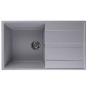 Кухонная мойка из кварцевого композита Ulgran Quartz Prima 850 Бетон Кухонная мойка из кварцевого композита Ulgran Quartz Prima 850 Бетон