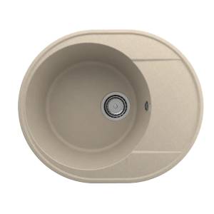 Кухонная мойка из кварцевого композита Ulgran Quartz Nora 585 Десерт Кухонная мойка из кварцевого композита Ulgran Quartz Nora 585 Десерт