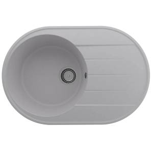 Кухонная мойка из кварцевого композита Ulgran Quartz Nora 750 Платина Кухонная мойка из кварцевого композита Ulgran Quartz Nora 750 Платина