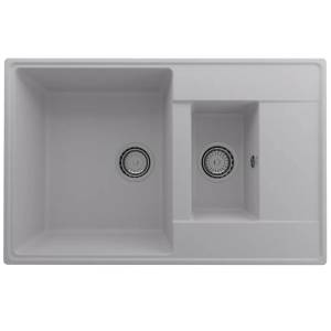 Кухонная мойка из кварцевого композита Ulgran Quartz Prima 780 1,5 K Платина Кухонная мойка из кварцевого композита Ulgran Quartz Prima 780 1,5 K Платина