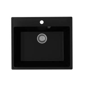 Кухонная мойка из кварцевого композита Ulgran Quartz Forte 580 Уголь Кухонная мойка из кварцевого композита Ulgran Quartz Forte 580 Уголь