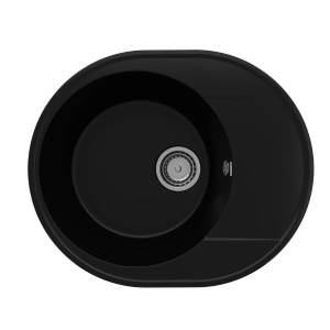Кухонная мойка из кварцевого композита Ulgran Quartz Nora 585 Уголь Кухонная мойка из кварцевого композита Ulgran Quartz Nora 585 Уголь