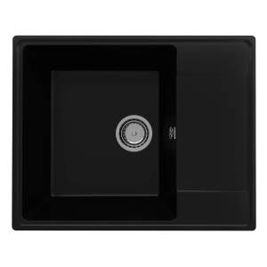 Кухонная мойка из кварцевого композита Ulgran Quartz Prima 605 Уголь Кухонная мойка из кварцевого композита Ulgran Quartz Prima 605 Уголь