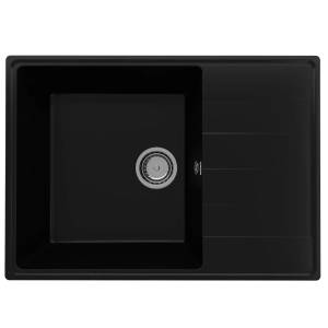 Кухонная мойка из кварцевого композита Ulgran Quartz Prima 700 Уголь Кухонная мойка из кварцевого композита Ulgran Quartz Prima 700 Уголь