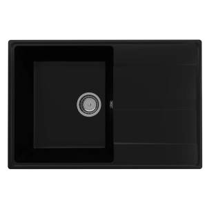 Кухонная мойка из кварцевого композита Ulgran Quartz Prima 750 Уголь Кухонная мойка из кварцевого композита Ulgran Quartz Prima 750 Уголь