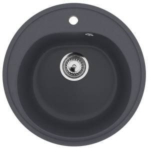Мойка для кухни из искусственного мрамора Ulgran U-101 Антрацит Мойка для кухни из искусственного мрамора Ulgran U-101 Антрацит