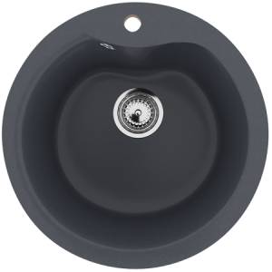Мойка для кухни из искусственного мрамора Ulgran U-102 Антрацит Мойка для кухни из искусственного мрамора Ulgran U-102 Антрацит