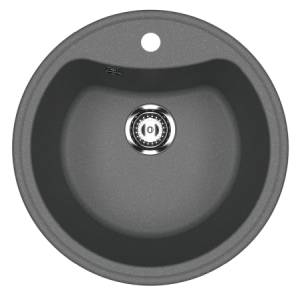 Мойка для кухни из искусственного мрамора Ulgran U-601 Антрацит Мойка для кухни из искусственного мрамора Ulgran U-601 Антрацит