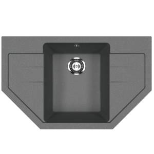 Мойка для кухни из искусственного мрамора Ulgran U-609 Антрацит Мойка для кухни из искусственного мрамора Ulgran U-609 Антрацит