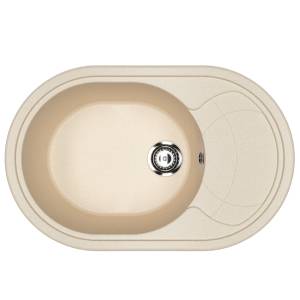 Мойка для кухни из искусственного мрамора Ulgran U-610 Бежевый Мойка для кухни из искусственного мрамора Ulgran U-610 Бежевый