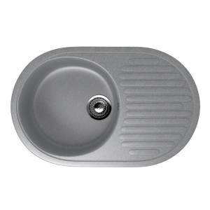 Мойка для кухни из искусственного мрамора Ulgran U-107 Графитовый Мойка для кухни из искусственного мрамора Ulgran U-107 Графитовый