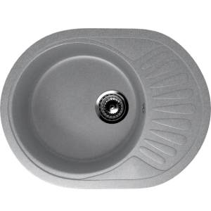 Мойка для кухни из искусственного мрамора Ulgran U-107м Графитовый Мойка для кухни из искусственного мрамора Ulgran U-107м Графитовый
