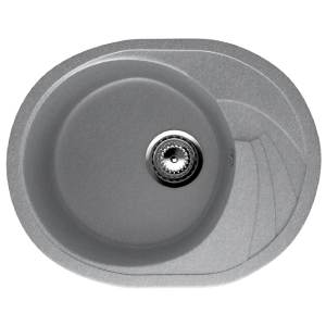 Мойка для кухни из искусственного мрамора Ulgran U-403 Графитовый Мойка для кухни из искусственного мрамора Ulgran U-403 Графитовый