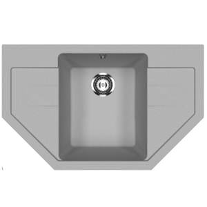 Мойка для кухни из искусственного мрамора Ulgran U-609 Графитовый Мойка для кухни из искусственного мрамора Ulgran U-609 Графитовый