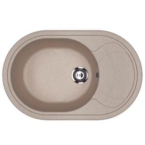Мойка для кухни из искусственного мрамора Ulgran U-610 Песочный Мойка для кухни из искусственного мрамора Ulgran U-610 Песочный