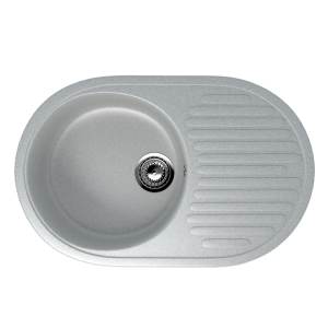 Мойка для кухни из искусственного мрамора Ulgran U-107 Серый Мойка для кухни из искусственного мрамора Ulgran U-107 Серый