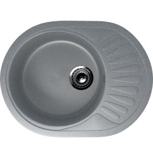 Мойка для кухни из искусственного мрамора Ulgran U-107м Тёмно-серый Мойка для кухни из искусственного мрамора Ulgran U-107м Тёмно-серый