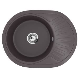 Мойка для кухни из искусственного мрамора Ulgran U-107м Шоколад Мойка для кухни из искусственного мрамора Ulgran U-107м Шоколад