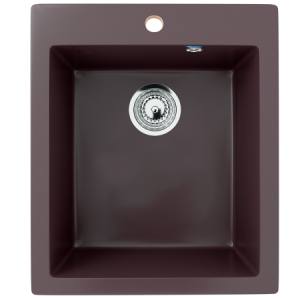Мойка для кухни из искусственного мрамора Ulgran U-404 Шоколад Мойка для кухни из искусственного мрамора Ulgran U-404 Шоколад