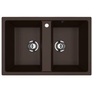 Мойка для кухни из искусственного мрамора Ulgran U-608 Шоколад Мойка для кухни из искусственного мрамора Ulgran U-608 Шоколад