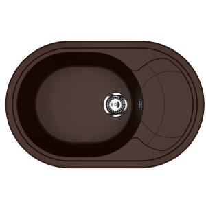 Мойка для кухни из искусственного мрамора Ulgran U-610 Шоколад Мойка для кухни из искусственного мрамора Ulgran U-610 Шоколад