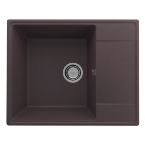 Кухонная мойка из кварцевого композита Ulgran Quartz Prima 605 Трюфель Кухонная мойка из кварцевого композита Ulgran Quartz Prima 605 Трюфель