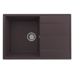 Кухонная мойка из кварцевого композита Ulgran Quartz Prima 750 Трюфель Кухонная мойка из кварцевого композита Ulgran Quartz Prima 750 Трюфель