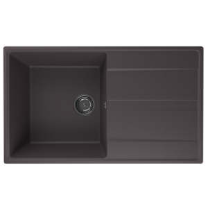 Кухонная мойка из кварцевого композита Ulgran Quartz Prima 850 Трюфель Кухонная мойка из кварцевого композита Ulgran Quartz Prima 850 Трюфель