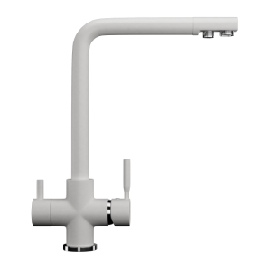 Кухонный смеситель Ulgran Quartz UQ-016 Ультра-белый Кухонный смеситель Ulgran Quartz UQ-016 Ультра-белый