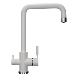 Кухонный смеситель Ulgran Quartz UQ-019 Ультра-белый Кухонный смеситель Ulgran Quartz UQ-019 Ультра-белый